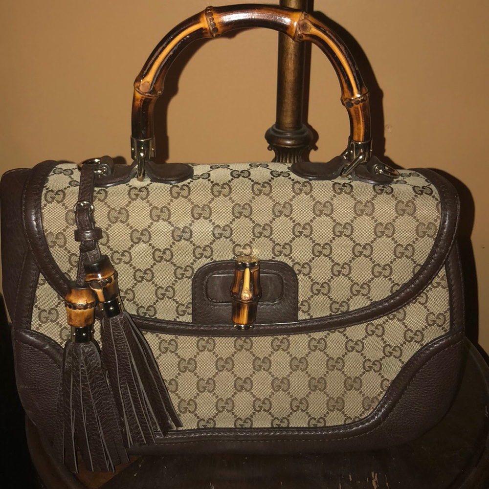 Authentic Bamboo Gucci Bag
